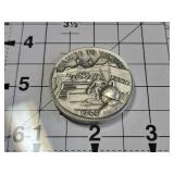 1944 DDay Commemorative Sterling Silver Medal 1.1 Troy Oz