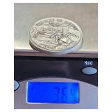 1944 DDay Commemorative Sterling Silver Medal 1.1 Troy Oz