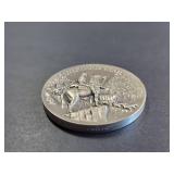 Overland Trail Commemorative Sterling Silver Medal 1.1 Troy Oz