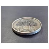 Overland Trail Commemorative Sterling Silver Medal 1.1 Troy Oz
