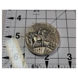 Overland Trail Commemorative Sterling Silver Medal 1.1 Troy Oz