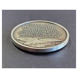 1969 Apollo 11 Moon Landing Commemorative Sterling Silver Medal 1.1 Troy Oz