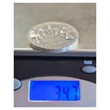 Golden Spike Commemorative Medal Sterling Silver 1.1 Troy Oz