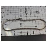 Silver Woven Snake Chain Necklace 17" x 3/8" Marked .925 43.7g