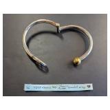 Mexican Sterling Silver TD77 Modernist Bracelet 25.2g