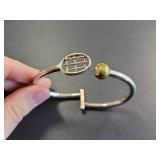 Mexican Sterling Silver TD77 Modernist Bracelet 25.2g
