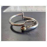 Mexican Sterling Silver TD77 Modernist Bracelet 25.2g
