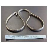 Italian 925 Sterling Silver Omega Chain Necklace 26.6g