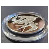 Franklin Mint Roberts Birds Series 1970 Sterling Silver Swallows Collector Coin No.4 67.2g