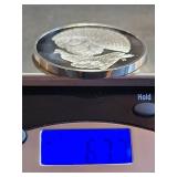 Franklin Mint Roberts Birds Series 1971 Ruffed Grouse Sterling Silver Medallion No. 9 67.7g