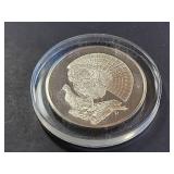 Franklin Mint Roberts Birds Series 1971 Ruffed Grouse Sterling Silver Medallion No. 9 67.7g