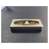 1973 Christmas Franklin Mint Sterling Silver Bar 1000 Grains
