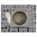 1891-O Morgan Silver Dollar Circulated