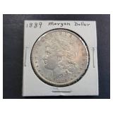 1889 Morgan Silver Dollar Circulated