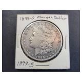 1899-S Morgan Silver Dollar Coin Circulated