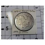 1899-S Morgan Silver Dollar Coin Circulated
