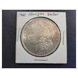 1921 Morgan Silver Dollar Coin Circulated