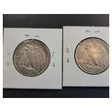 Pair of 1944 Walking Liberty Half Dollar (1944-S,1944)