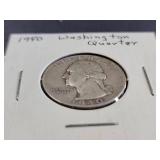 Set of 3 1940 Washington Silver Quarters (1940-S,1940-D,1940)