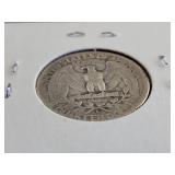 Set of 3 1940 Washington Silver Quarters (1940-S,1940-D,1940)