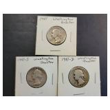 1941 Washington Quarter Collection (1941-S,1941-D,1941)