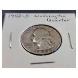 1942 Washington Quarter Collection (1942-S,1942-D,1942)