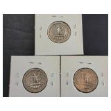 1942 Washington Quarter Collection (1942-S,1942-D,1942)