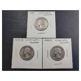 1943 Washington Quarter Collection (1943-S,1943-D,1943)