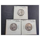 1944 Washington Quarter Collection (1944-S,1944-D,1944)
