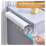 Socks Underwear Wall Mount Drawer Organizer, 6 Cells Storage Box Switchable Drawer Organizers Anti Dust Storage Boxes for Clothes Socks Lingerie Underwear Ties Data Cable Seasonings - Retail: $12