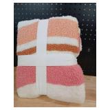 Teen Striped Throw Blanket - Makers Collective - Retail: $20