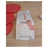 Tupperware 6pc (set of 3) Serve and Store Food Storage Canister Set Pink - Retail: $20