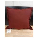 24\"x26\" Solid Woven Outdoor Deep Seat Back Cushion Maroon - Thresholdâ¢ - Retail: $40