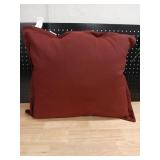 24\"x26\" Solid Woven Outdoor Deep Seat Back Cushion Maroon - Thresholdâ¢ - Retail: $40