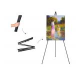 Easel Stand for Sign, Aredy 63\" Portable Painting Easel, Lightweight Metal Easels for Painting. White not Black as shown in stock photo  - Retail: $15