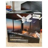 2-in-1 LED Socket Ceiling Fan Light with Remote 2 pack - Retail: $89