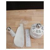 2-in-1 LED Socket Ceiling Fan Light with Remote 2 pack - Retail: $89