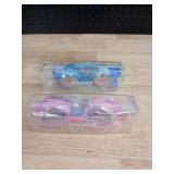 Kids Swimming Goggles Set - Blue and Pink - Retail: $12