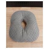 Memory Foam Travel Neck Pillow - Gray Checkered - Retail: $12
