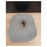 Memory Foam Travel Neck Pillow - Gray Checkered - Retail: $12