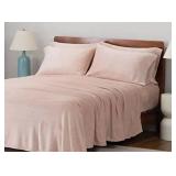 Berkshire Velvetsoft Sheet Set with Extra Pillowcases Split King - Retail: $79