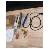 130W Plastic Welder Kit Deluxe,3-in-1 Plastic Welder Soldering Iron Kit,Professional Surface Repair Tool for Car Bumper with 5 Welding Tips,for Car Bumper Dashboard Kayak Repairs  - Retail: $23