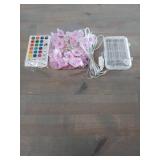 Pink Cherry Blossom LED String Lights with Remote Control - Retail: $22