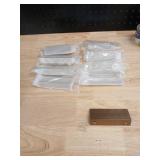 10 Pack Champagne Cabinet Finger Pulls - Retail: $19
