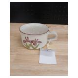 Floral Design Ceramic Tea Cup - Retail: $12