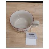 Floral Design Ceramic Tea Cup - Retail: $12