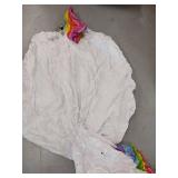 Jasonwell Giant Inflatable Unicorn Pool Float Floatie Ride On with Fast Valves Large Rideable Blow Up Summer Beach Swimming Pool Party Lounge Raft Decorations Toys Kids Adults - Retail: $36