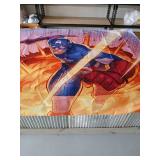 Captain America Marvel Banner 59 inches x 49 inches - Retail: $25