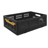APPEARS NEW - X-Space Stackable Folding Crate, 23 1/2in.W x 7 1/16in.H