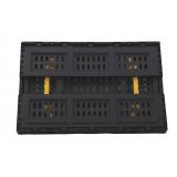 APPEARS NEW - X-Space Stackable Folding Crate, 23 1/2in.W x 7 1/16in.H